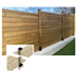Poteau de départ/fin pour clôture en bois Denver - Pin traité Classe 4 vert - 90 x 90 mm - Hauteur 2,40 M