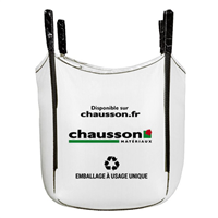 Big bag à usage unique - Transport, stockage, livraison - Polypropylène anti-UV - Capacité 1,5T