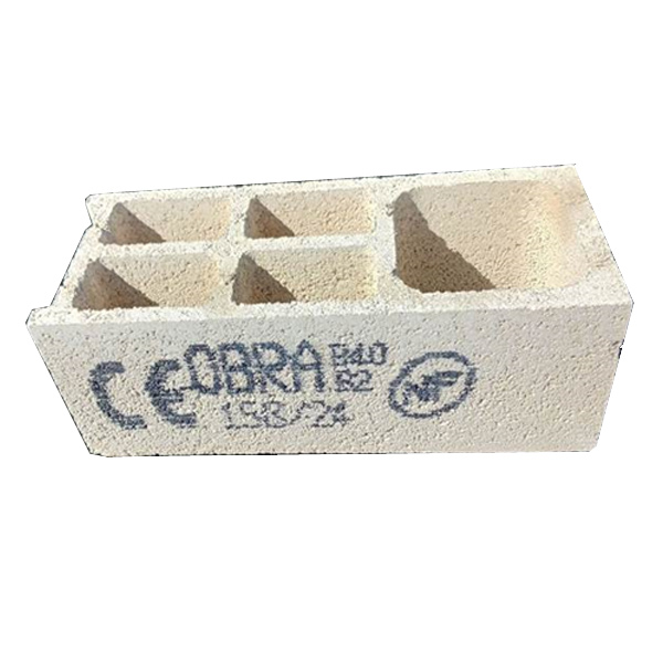 Bloc béton Poteau B40 500 x 200 x 200 mm parois trous