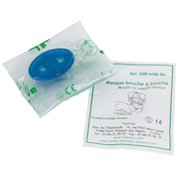 Masque de bouche à bouche Farmor avec valve anti-retour - usage unique