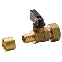 Vanne sortie de collecteur pour tube PER à glissement F15 x 21 - diamètre 12 mm