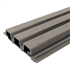 Bardage composite imitation bois aspect claire-voie - Weo 35 Fiberdeck - 33,00 MM x 170 MM - Long. 3,90 M - Coloris Light grey