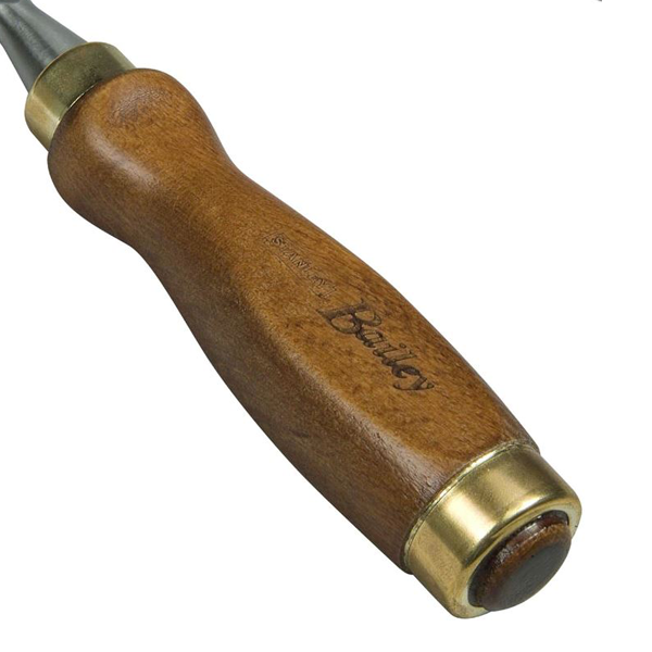 Ciseau à bois de sculpteur - Lame en acier chromé - Longueur 160 mm - Largeur 30 mm - Stanley