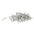 POINTE INOX 30MM ANNELEE TETE SURMOULEE BLANC