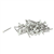 POINTE INOX 30MM ANNELEE TETE SURMOULEE BLANC
