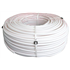 Tube PER-B - Nu Ø10x12 mm - Couronne 240m - Blanc liseré rouge - NF et QB
