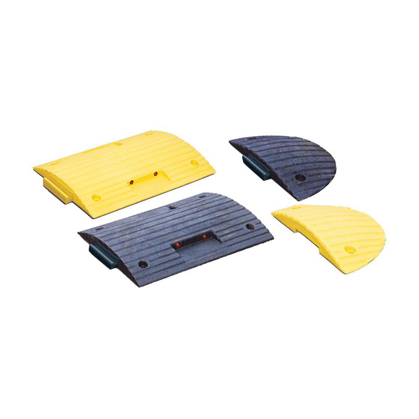 Ralentisseurs Ht 70 mm Extrémités (la paire jaune et noir)