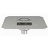SIPHON 100X100 SORTIE VERT 40 MM PLATINE 10401D