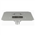 SIPHON 100X100 SORTIE VERT 40 MM PLATINE 10401D