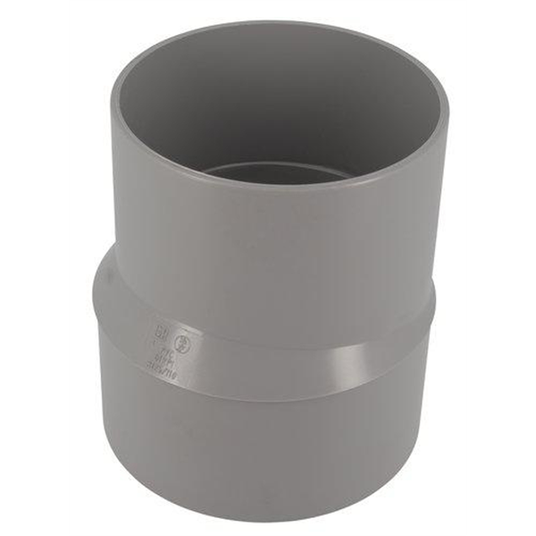 Réduction extérieure excentrée PVC pour évacuation d'eau - mâle/femelle - Ø 125/110 mm