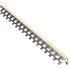 Profilé d'angle perforé acier avec jonc PVC ORNÉA - Naturel - L.3 M