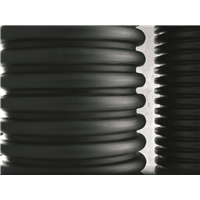 Tubes PEHD Annelé Assainiss. d=465mmOD, SN8, long.6-6,1m, noir, conf.EN 13476-3