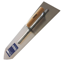 Platoir flamand en acier Obra 45cm de long avec manche en bois