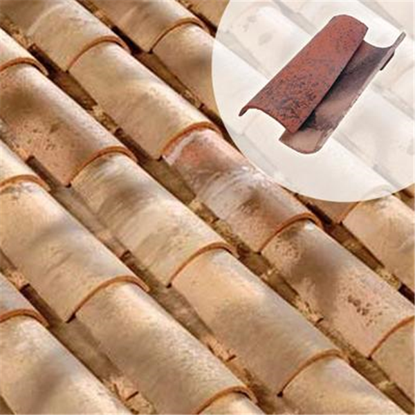 Tuile Canal LANGUEDOCIENNE à talon pressée de courant, dessous (75CL)