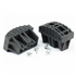 Sabot enveloppant pour échelle Tubesca en plastique noir section 66 x 25 mm - lot de 2