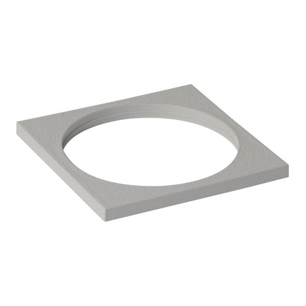 PLATINE 100X100 POUR SIPHONNETTE D.32 ET 40