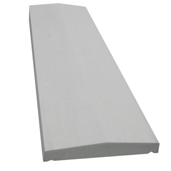 Chapeau de mur 2 pentes 30 x 100 cm - ép. 5 cm - Ton pierre