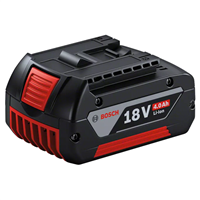 Batterie Bosch GBA 18V - 4 Ah Li-Ion avec témoin de charge et technologie Coolpack 1.0