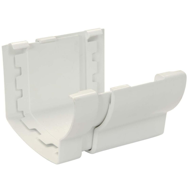 Jonction à dilatation Nicoll JND38 pour gouttière Ovation LG38 - longueur 142 à 192 mm - Techtan Blanc