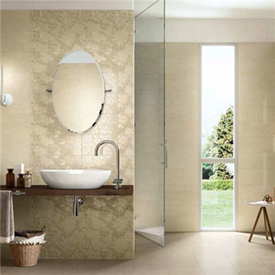 Faïence murale pour salle de bain et cuisine imitation résine - Resina - 40,0 cm x 120,0 cm - ep.6,00 mm - Avorio