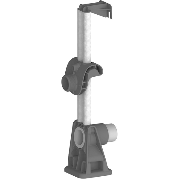 PIEDS D'ASSISES DN50 3 PIECES COMPOSITE