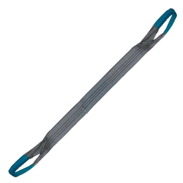 Elingue sangle double Levac 2 boucles restreintes CMU 4 tonnes largeur 120 mm longueur 1.5 m