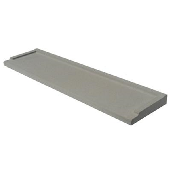 Seuil porte-fenêtre en béton - Gris Larg 34 cm