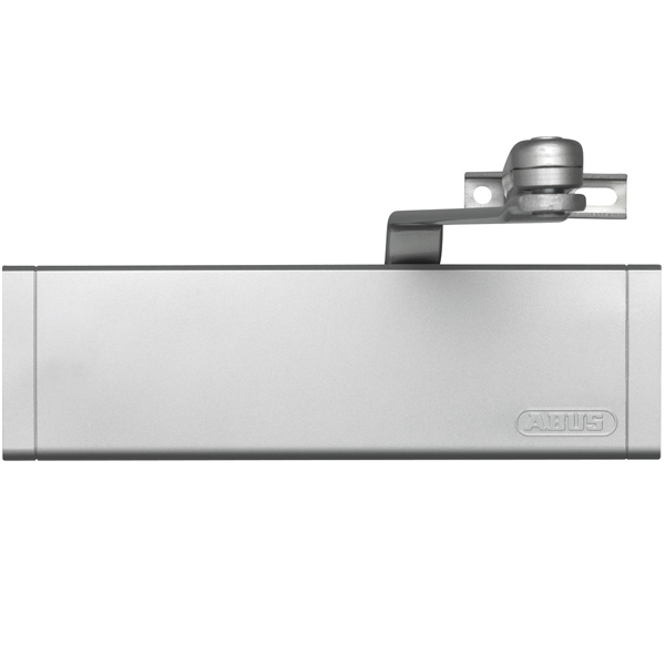 Ferme-porte à bras Abus 7603 à 3 forces de fermeture pour porte d'entrée de 110 cm max - 180° - coloris alu