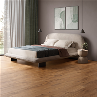 Carrelage imitation bois pour sol intérieur - Grès cérame émaillé et rectifié - Le Doghe - 120,0 CM x 20,0 CM - ép. 9,00 MM - Mogano