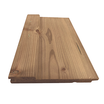 Bardage à emboîtement Treignac en sapin du Nord traité classe 3 marron - 180 MMx27 MM - longueur 4,20 M
