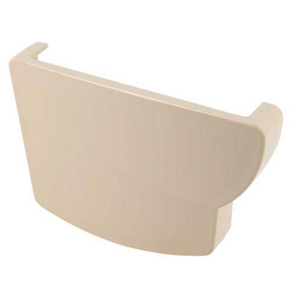 Fond de gouttière gauche Nicoll - À coller - Longueur 131 mm - Épaisseur 24 mm - Techtan - Sable