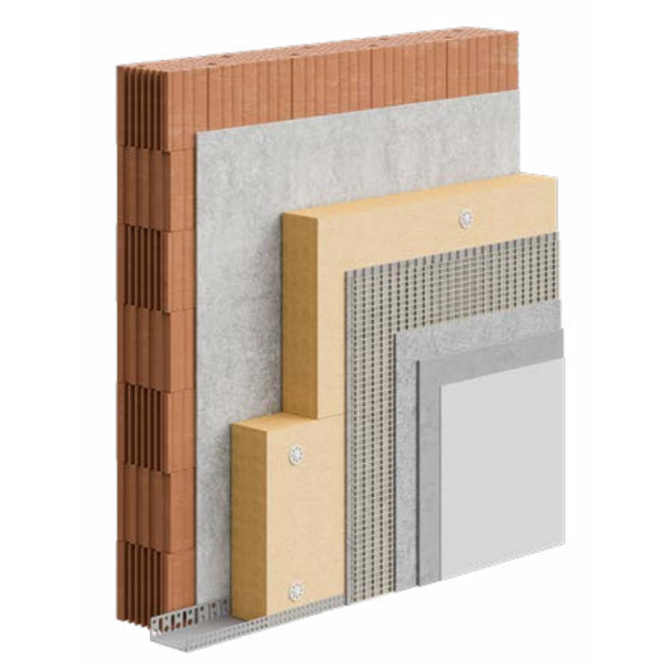 Panneau fibre de bois à crépir pour isolation par l'extérieur - Thermowall-L Gutex - R 3,70 m².k/w - 1200 x 400 mm - ép.145 mm