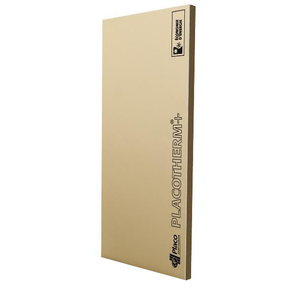 Doublage isolant standard Placo Placotherm + BA13+120 MM - R = 5,60 m².K/W - 2,60 M x 1,20 M
