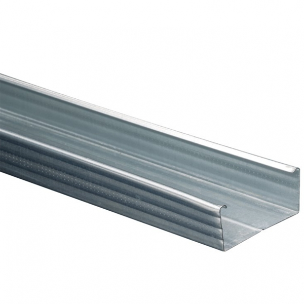 Fourrure d'ossature métallique Knauf CD 60 pour cloison et plafond - long. 4,00 M