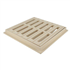 Grille avec cadre pour collecte des eaux de ruissellement - Nicoll - Sable - 250 x 250 mm
