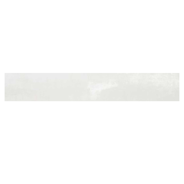 Plinthe carrelage intérieur en grès cérame émaillé Cusset - 45,0 CM x 7,4 CM - Blanco