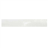 Plinthe de carrelage intérieur en grès cérame émaillé effet béton Cusset - 45,0 CM x 7,4 CM - Blanco