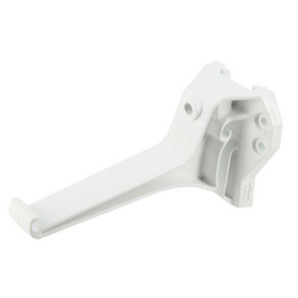 Crochet invisible pour gouttière - Développé de 28 - Longueur 139 mm - À visser - Techtan - Blanc