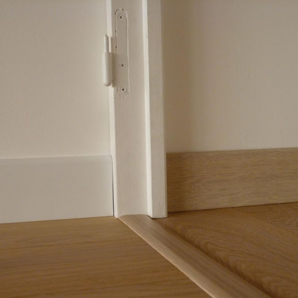 Barre de seuil 3 en 1 multiniveaux plaqué chêne Bois flotté / Linen / Huile bois naturel - Panaget - 16,0 MM x 54 MM x 930,0 MM