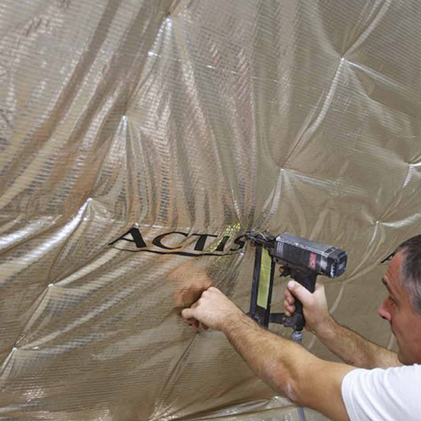 Isolant réflecteur alvéolaire avec pare-vapeur intégré pour combles et toiture - Triso-Super 12+ - Rouleau de 1,60 x 10 m