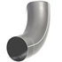 Coude cintré à 90° VMZINC en zinc naturel pour tuyau de descente de gouttière de 100 MM