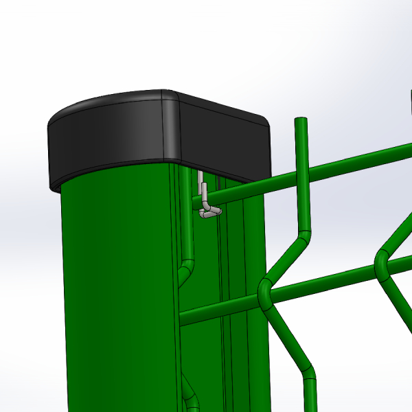 Crochet d'aide à la pose en Inox - Pour panneaux grillage sur poteau de clôture - Sachet de 100 pièces