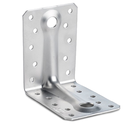 Équerre de structure en inox ABR9020S 65x88x88 mm épaisseur 2 mm