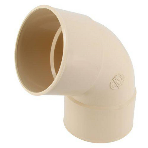 Coude femelle/femelle Nicoll pour tube de descente - Angle 67°30 - Diamètre 100 mm - Techtan Sable