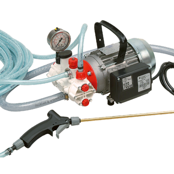 Motopompe électrique 230V pour transport ou évacuation de liquides industriels - pression 6 bar