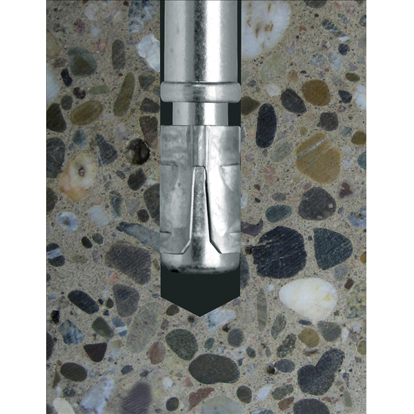 Goujon d'ancrage sismique Simpson BOAX-FMC en acier électrozingué classe 8.8 - 10,0 MM x  135,0 MM / 55 MM