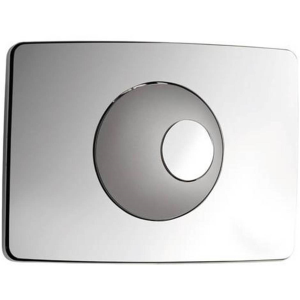 389-PLAQUE 2V 146X205 B.RONDS BLANCHE