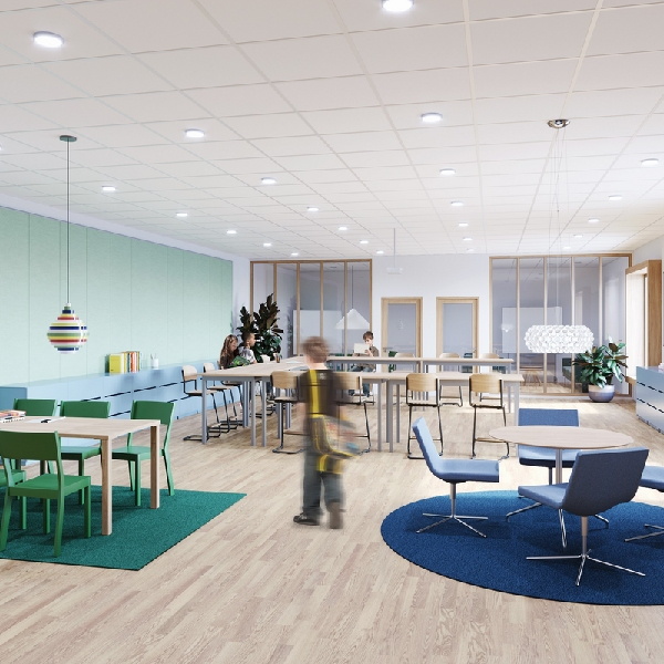 Réhausseur Connect WP en acier galvanisé - Longueur 2,40 m - Ecophon