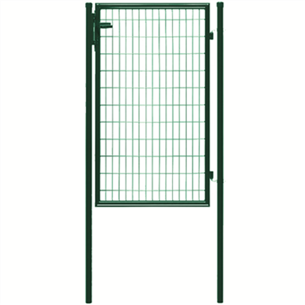 Portillon grillagé Eco Garden à sceller - Double sens - Largeur 1m Hauteur 1,25m - Vert