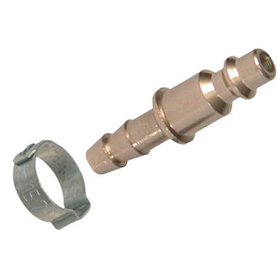 Lot 2 embouts raccord rapide air comprimé ISO 6150B passage Ø 5,5 mm Lacmé